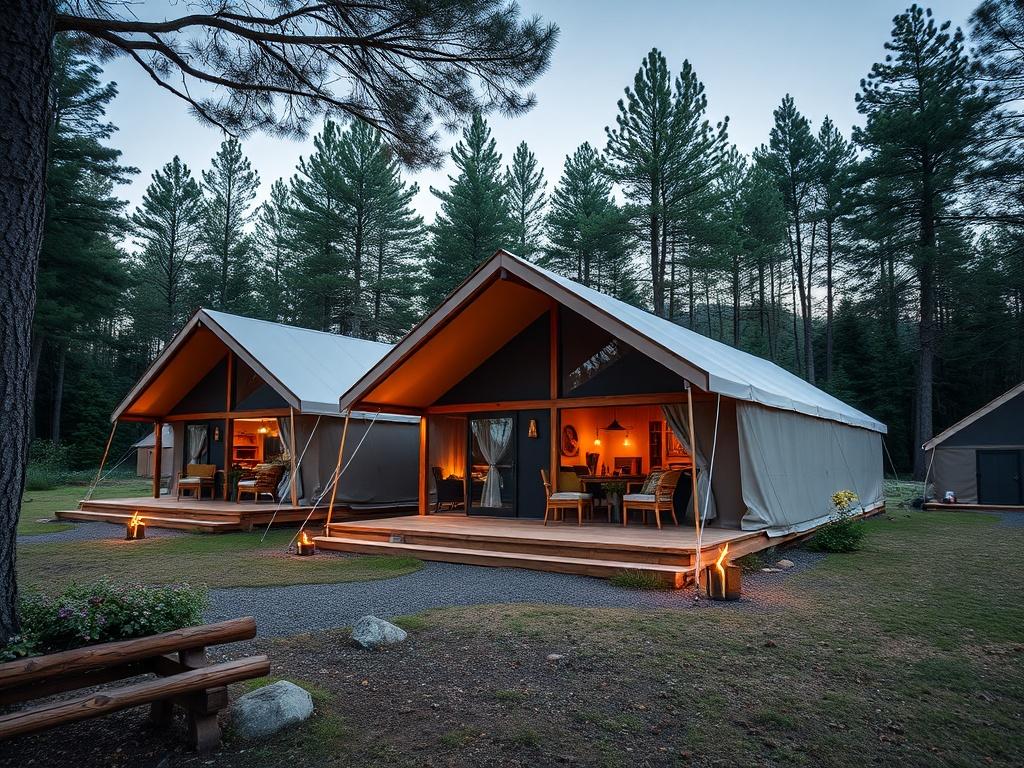 Дома для глэмпинга: как создать уют среди природы и привлекать гостей